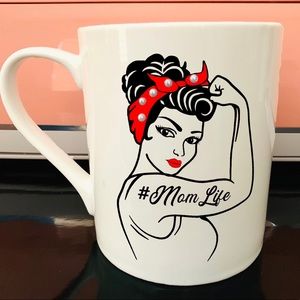 Retro vintage Coffee Mug Rosie Riveter Mom